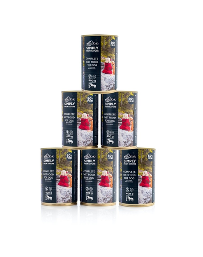 SIMPLY FROM NATURE Hrana umeda pentru caini, carne de cal si cartofi 6 x 400 g SIMPLY FROM NATURE Hrana umeda pentru caini, carne de cal si cartofi 6 x 400 g