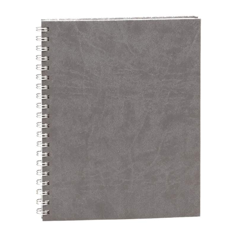 Agenda Ego Premier, A4, Nedatata, 192 File, Gri, Spirala, 70 g/m² Agenda Ego Premier, A4, Nedatata, 192 File, Gri, Spirala, 70 g/m²