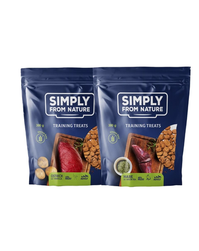 SIMPLY FROM NATURE Recompense pentru dresajul cainilor SET 300 g x 2 buc. SIMPLY FROM NATURE Recompense pentru dresajul cainilor SET 300 g x 2 buc.