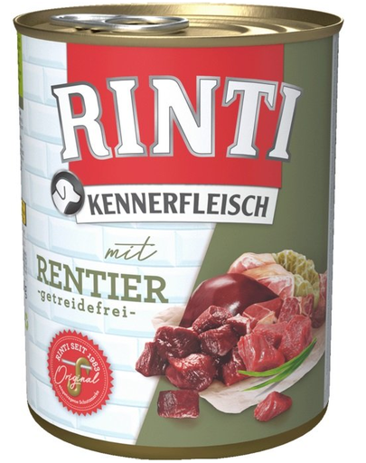 RINTI Kennerfleisch Hrana umeda pentru caini adulti, cu ren 800 gr RINTI Kennerfleisch Hrana umeda pentru caini adulti, cu ren 800 gr