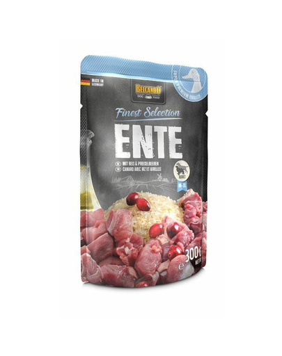BELCANDO Finest Selection hrana umeda caini adulti, cu rata si merisoare 300 g BELCANDO Finest Selection hrana umeda caini adulti, cu rata si merisoare 300 g