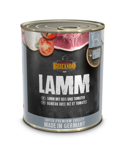 BELCANDO Super Premium hrana umeda pentru caini, cu miel, orez si rosii, 800 g BELCANDO Super Premium hrana umeda pentru caini, cu miel, orez si rosii, 800 g