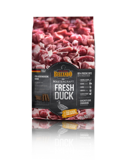 BELCANDO Mastercraft Fresh duck Hrana uscata pentru caini adulti activi, cu rata 500 gr BELCANDO Mastercraft Fresh duck Hrana uscata pentru caini adulti activi, cu rata 500 gr