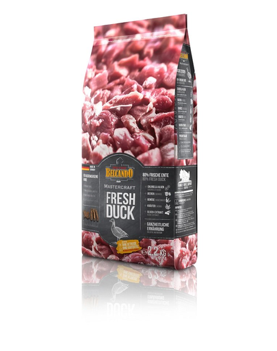 BELCANDO Mastercraft Fresh duck Hrana uscata pentru caini adulti activi, cu rata 2,2 kg BELCANDO Mastercraft Fresh duck Hrana uscata pentru caini adulti activi, cu rata 2,2 kg