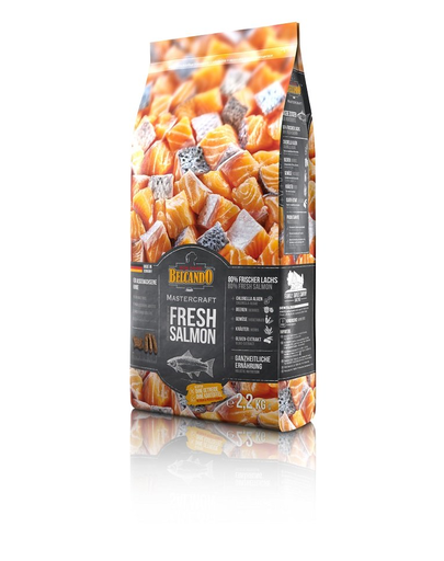 BELCANDO Mastercraft Fresh salmon Hrana uscata pentru caini adulti activi, cu somon 2,2 kg BELCANDO Mastercraft Fresh salmon Hrana uscata pentru caini adulti activi, cu somon 2,2 kg