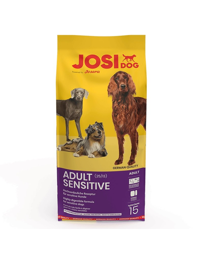 JOSERA JosiDog Adult Sensitive hrana uscata caini adulti 15 kg potrivit pentru sistem digestiv sensibil JOSERA JosiDog Adult Sensitive hrana uscata caini adulti 15 kg potrivit pentru sistem digestiv sensibil