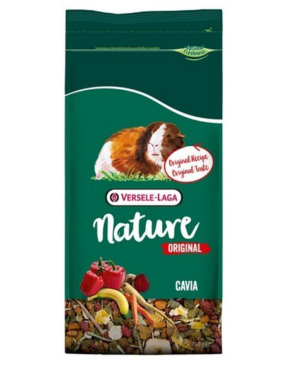 VERSELE-LAGA Cavia Nature Original hrana pentru porcusori de Guineea adulti 750 gr VERSELE-LAGA Cavia Nature Original hrana pentru porcusori de Guineea adulti 750 gr