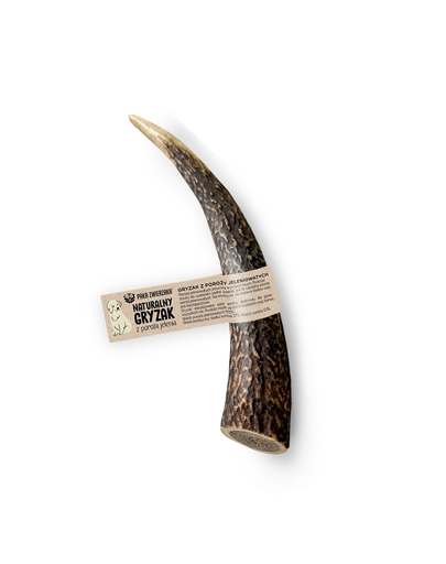 PAKA ZWIERZAKA Hard Recompensa pentru caini adulti, corn de cerb L 15 cm PAKA ZWIERZAKA Hard Recompensa pentru caini adulti, corn de cerb L 15 cm