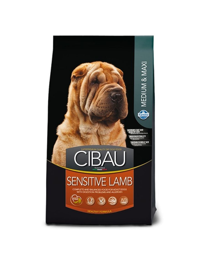 CIBAU Sensitive Lamb Medium & Maxi Hrana uscata pentru caini de talie medie sau mare, cu intolerante alimentare 12 kg + 2 kg GRATIS CIBAU Sensitive Lamb Medium & Maxi Hrana uscata pentru caini de talie medie sau mare, cu intolerante alimentare 12 kg + 2 kg GRATIS