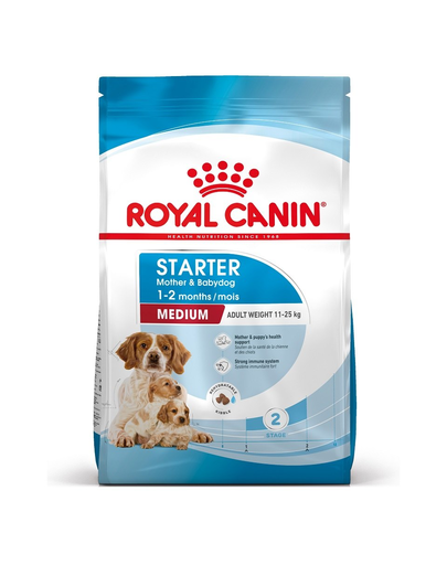 Royal Canin Medium Starter Mother & Babydog gestatie/ lactatie pui hrana uscata caine 4 kg Royal Canin Medium Starter Mother & Babydog gestatie/ lactatie pui hrana uscata caine 4 kg