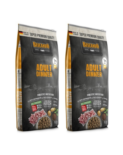 BELCANDO Adult Dinner hrana uscata caini cu activitate normala 25 kg (2x12.5 kg) BELCANDO Adult Dinner hrana uscata caini cu activitate normala 25 kg (2x12.5 kg)