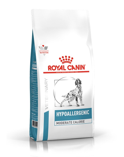 ROYAL CANIN Veterinary Dog Hypoallergenic Moderate Calorie 7 kg hrana dietetica pentru caini adulti ROYAL CANIN Veterinary Dog Hypoallergenic Moderate Calorie 7 kg hrana dietetica pentru caini adulti
