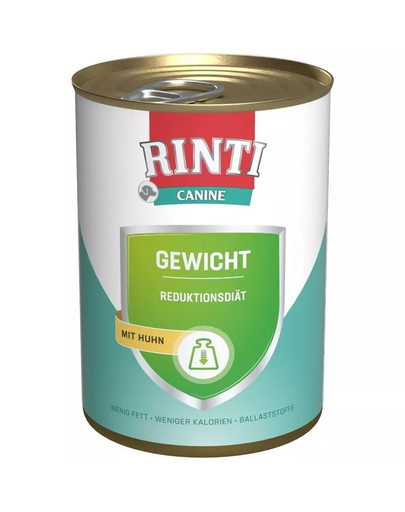 RINTI Canine Weight chicken 400 g controlul greutatii cainilor, cu pui RINTI Canine Weight chicken 400 g controlul greutatii cainilor, cu pui