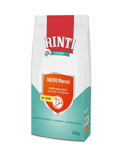 RINTI Сanine Niere/Renal Chicken 12 kg hrana dietetica cu pui, pentru caini RINTI Сanine Niere/Renal Chicken 12 kg hrana dietetica cu pui, pentru caini