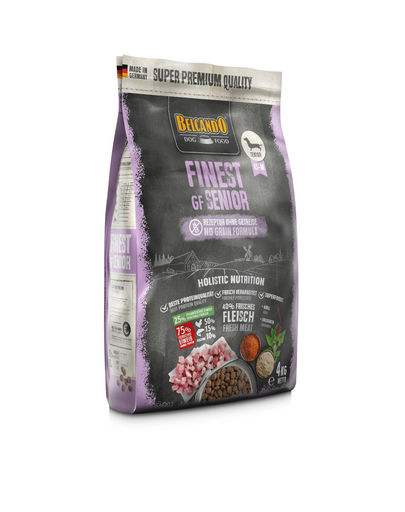 BELCANDO Finest Grain Free Senior hrana uscata pentru caini mai batrani, talie XS-M, 4 kg BELCANDO Finest Grain Free Senior hrana uscata pentru caini mai batrani, talie XS-M, 4 kg
