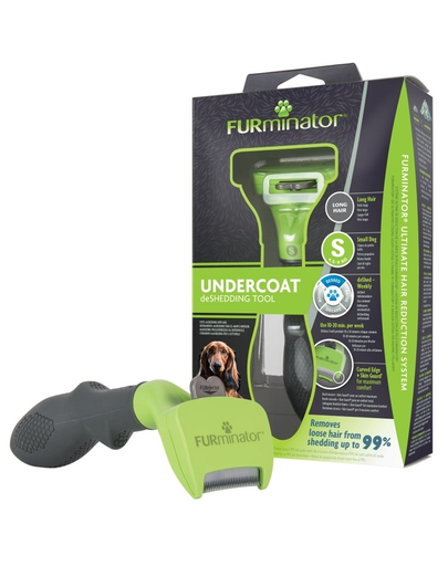 FURMINATOR Undercoat DeShedding, perie pentru caini de talie mica cu parul lung FURMINATOR Undercoat DeShedding, perie pentru caini de talie mica cu parul lung