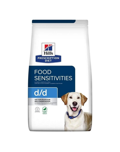 HILL'S Prescription Diet Canine d/d Food Sensitivities Duck&Rice hrana dietetica pentru caini cu sensibilitati alimentare 4 kg HILL'S Prescription Diet Canine d/d Food Sensitivities Duck&Rice hrana dietetica pentru caini cu sensibilitati alimentare 4 kg