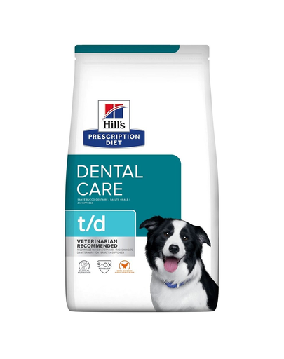 HILL'S Prescription Diet Canine t/d 4 kg Hrana caini,pentru sustinerea sanatatii orale HILL'S Prescription Diet Canine t/d 4 kg Hrana caini,pentru sustinerea sanatatii orale