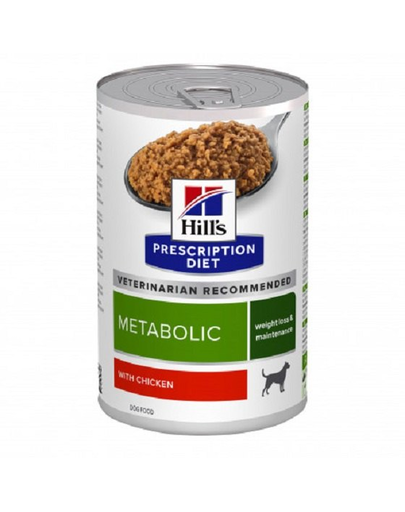HILL'S Prescription Diet Canine Metabolic 370g hrana umeda pentru caini supraponderali HILL'S Prescription Diet Canine Metabolic 370g hrana umeda pentru caini supraponderali