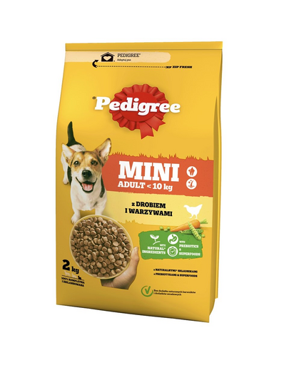 PEDIGREE Adult MINI 6x2kg carne de pasare si legume hrana uscata caini adulti rase mici PEDIGREE Adult MINI 6x2kg carne de pasare si legume hrana uscata caini adulti rase mici
