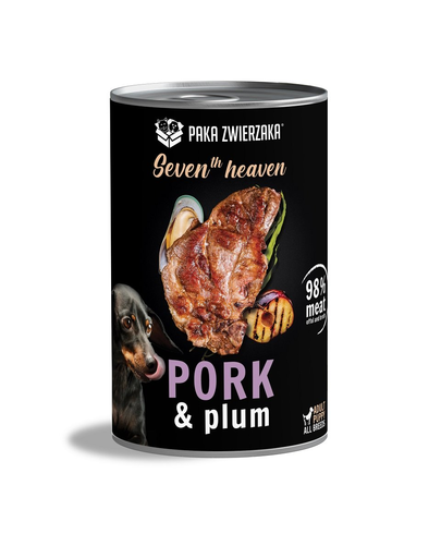 PAKA ZWIERZAKA Seventh Heaven 400g Conserva hrana umeda caini, cu porc si prune PAKA ZWIERZAKA Seventh Heaven 400g Conserva hrana umeda caini, cu porc si prune