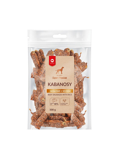 MACED Super Premium Carnaciori pentru caini, cu vita si orez 500 g MACED Super Premium Carnaciori pentru caini, cu vita si orez 500 g