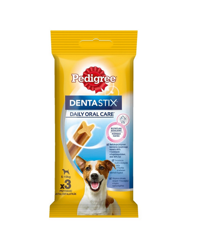 PEDIGREE DentaStix (rase mici) batoane dentare caini 54 buc - 18x45g PEDIGREE DentaStix (rase mici) batoane dentare caini 54 buc - 18x45g