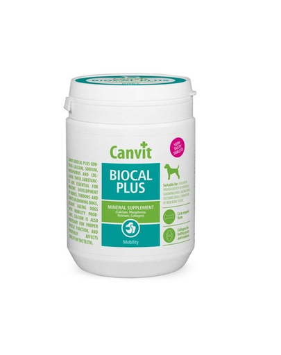 CANVIT Dog Biocal Plus supliment caini pentru sistemul musculo-scheletic 500g CANVIT Dog Biocal Plus supliment caini pentru sistemul musculo-scheletic 500g
