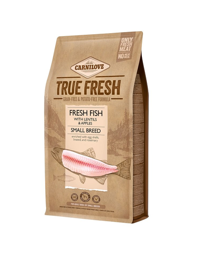 CARNILOVE True Fresh Fish Adult pentru caini talie mica 4 kg hrana uscata CARNILOVE True Fresh Fish Adult pentru caini talie mica 4 kg hrana uscata