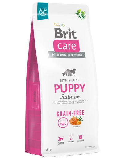 BRIT Care Grain-free Puppy Mancare uscata catei, fara cereale, cu somon 12 kg BRIT Care Grain-free Puppy Mancare uscata catei, fara cereale, cu somon 12 kg
