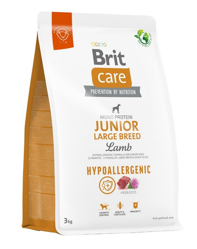 BRIT Care Hypoallergenic Junior Large Breed 3 kg Hana pentru catei de talie mare BRIT Care Hypoallergenic Junior Large Breed 3 kg Hana pentru catei de talie mare