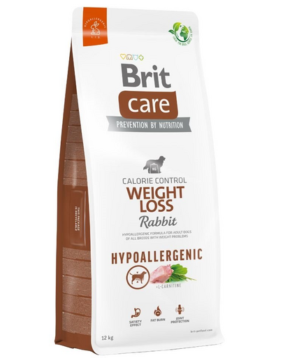 BRIT Care Hypoallergenic Weight Loss Hrana caini adulti supraponderabili, cu iepure 12 kg BRIT Care Hypoallergenic Weight Loss Hrana caini adulti supraponderabili, cu iepure 12 kg