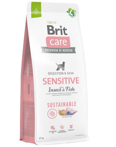 BRIT Care Sustainable Sensitive Insect & Fish Hrana caini adulti cu piele sensibila, cu peste si insecte 12 kg BRIT Care Sustainable Sensitive Insect & Fish Hrana caini adulti cu piele sensibila, cu peste si insecte 12 kg