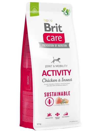 BRIT Care Dog Sustainable Activity Chicken & Insect Hrana uscata caini, cu pui si insecte 12 kg BRIT Care Dog Sustainable Activity Chicken & Insect Hrana uscata caini, cu pui si insecte 12 kg