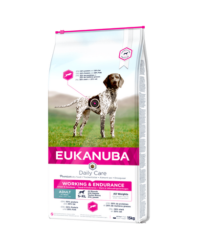 EUKANUBA Premium Performance All Working & Endurance Chicken hrana uscata caini adulti 15 kg EUKANUBA Premium Performance All Working & Endurance Chicken hrana uscata caini adulti 15 kg