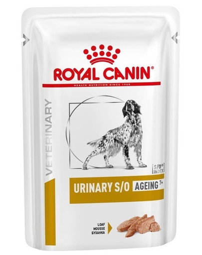 ROYAL CANIN Urinary S/O Ageing +7 24 x 85 g pentru caini adulti peste 7 ani cu afectiuni ale tractului urinar inferior ROYAL CANIN Urinary S/O Ageing +7 24 x 85 g pentru caini adulti peste 7 ani cu afectiuni ale tractului urinar inferior