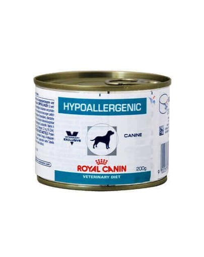 ROYAL CANIN Dog Hypoallergenic 6x200 g hrana umeda caini adulti cu reactii adverse la alimente ROYAL CANIN Dog Hypoallergenic 6x200 g hrana umeda caini adulti cu reactii adverse la alimente