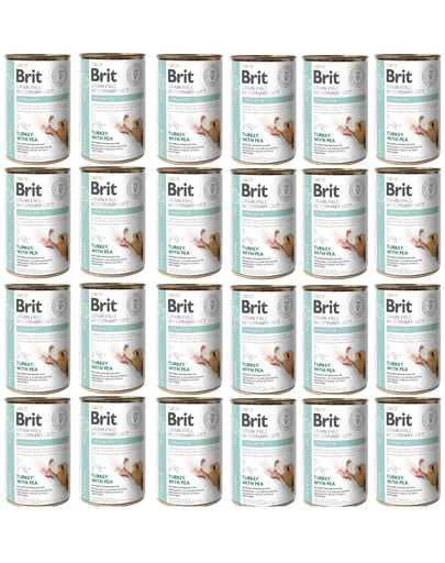BRIT Veterinary Diet Struvite Turkey&Pea pentru afectunile tractului urinar la caini 24x400 g BRIT Veterinary Diet Struvite Turkey&Pea pentru afectunile tractului urinar la caini 24x400 g