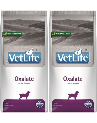FARMINA Vet Life Dog Oxalate 2x12 kg hrana caini cu probleme renale si ale tractului urinar FARMINA Vet Life Dog Oxalate 2x12 kg hrana caini cu probleme renale si ale tractului urinar