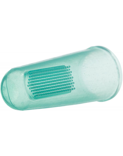 TRIXIE Set de periuțe de dinți din silicon pentru câine / pisică 6cm 2 buc TRIXIE Set de periuțe de dinți din silicon pentru câine / pisică 6cm 2 buc