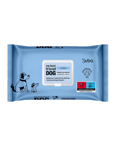 LUBA My best friend Servetele curatare si protejare piele, blana 60 buc. LUBA My best friend Servetele curatare si protejare piele, blana 60 buc.