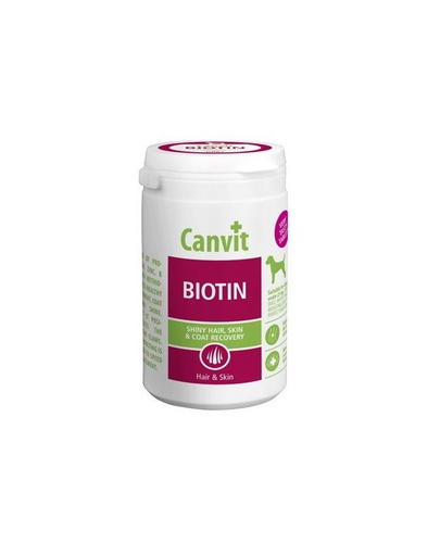 CANVIT Biotin For Dogs Supliment pentru piele, blana si gheare, pentru caini 230g CANVIT Biotin For Dogs Supliment pentru piele, blana si gheare, pentru caini 230g