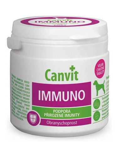 CANVIT Immuno For Dogs Supliment pentru sustinerea sistemului imunitar la caini 100g CANVIT Immuno For Dogs Supliment pentru sustinerea sistemului imunitar la caini 100g