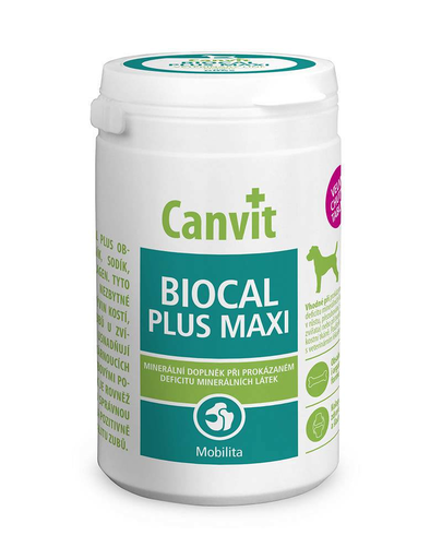 CANVIT Biocal Plus Maxi supliment caini pentru cresterea, dezvoltarea si regenerarea oaselor 230g CANVIT Biocal Plus Maxi supliment caini pentru cresterea, dezvoltarea si regenerarea oaselor 230g