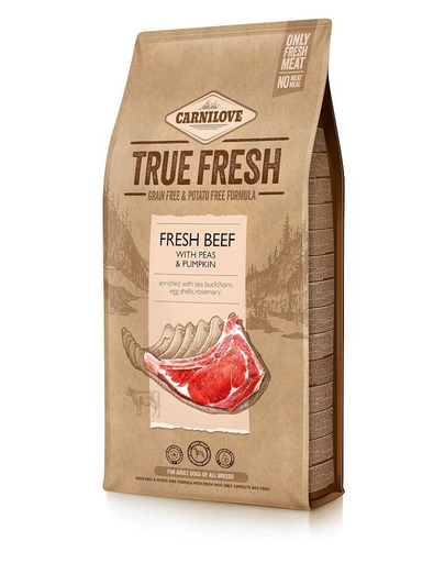 CARNILOVE True Fresh Beef hrana uscata pentru caini adulti, cu vita 4 kg CARNILOVE True Fresh Beef hrana uscata pentru caini adulti, cu vita 4 kg