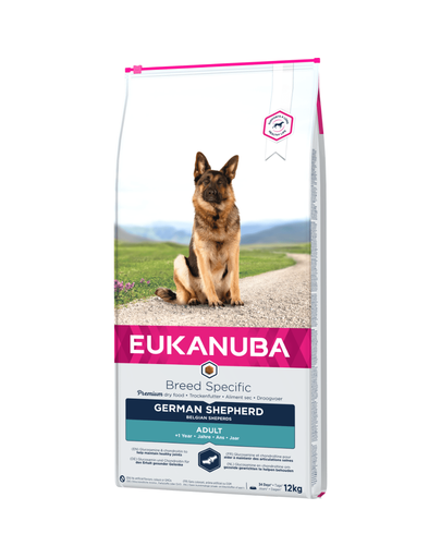 EUKANUBA Adult Breeds Specific German Shepherd Chicken hrana uscata caini adulti 12 kg EUKANUBA Adult Breeds Specific German Shepherd Chicken hrana uscata caini adulti 12 kg