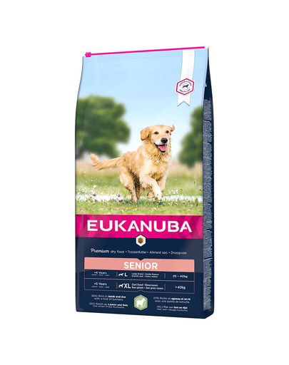 EUKANUBA Dog Base Senior Large Breeds Lamb & Rice hrana uscata caini seniori talie mare, miel si orez 2.5 kg EUKANUBA Dog Base Senior Large Breeds Lamb & Rice hrana uscata caini seniori talie mare, miel si orez 2.5 kg