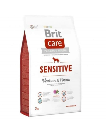 BRIT Care Dog Grain-free Sensitive 3 kg Hrana uscata pentru caini cu intolerante alimentare, cu vanat si cartofi BRIT Care Dog Grain-free Sensitive 3 kg Hrana uscata pentru caini cu intolerante alimentare, cu vanat si cartofi