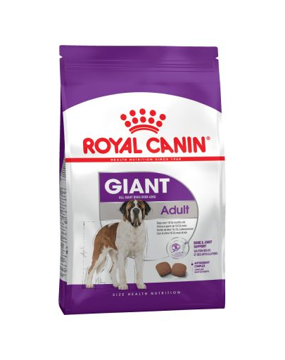 Royal Canin Giant Adult Hrană Uscată Câine 15 kg + 3 kg
