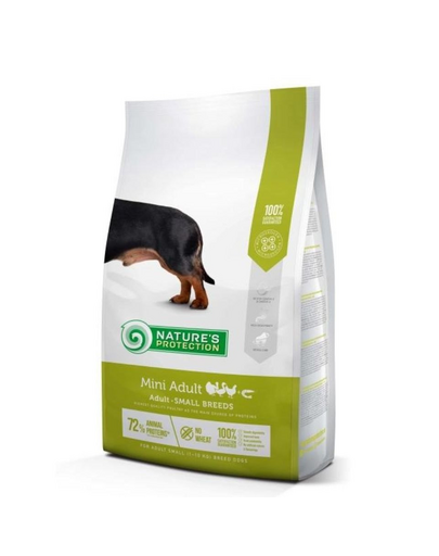 NATURES PROTECTION Mini Adult Poultry with Krill Small Breed Dog 2 kg Hrana caini talie mica, cu pasare si krill NATURES PROTECTION Mini Adult Poultry with Krill Small Breed Dog 2 kg Hrana caini talie mica, cu pasare si krill